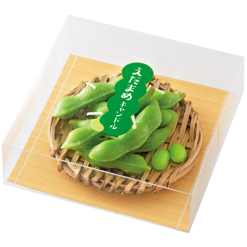 「えだまめキャンドル」カメヤマ 故人の好物シリーズ ろうそく
