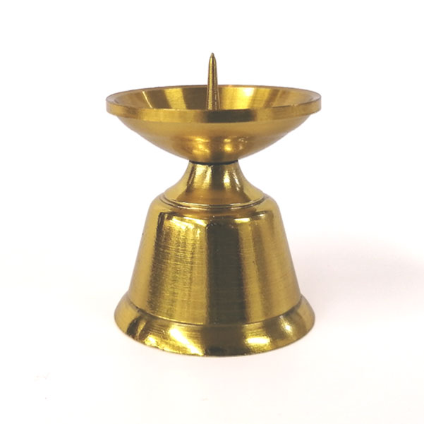 ローソク立(ダルマ)  金色 「ダルマ火立 大大」