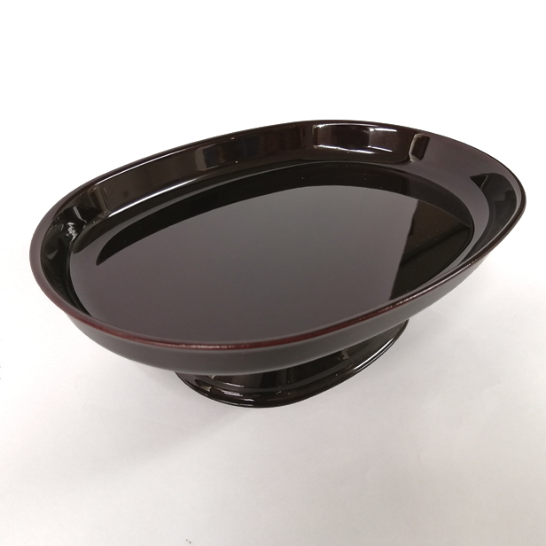 小判型供物台 PC製 (タメ色)　6寸