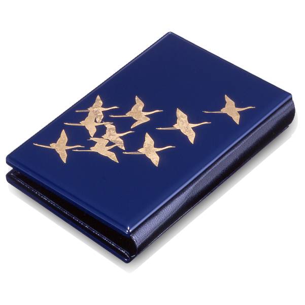 位牌 マインドアルテ「千羽鶴 花紺」