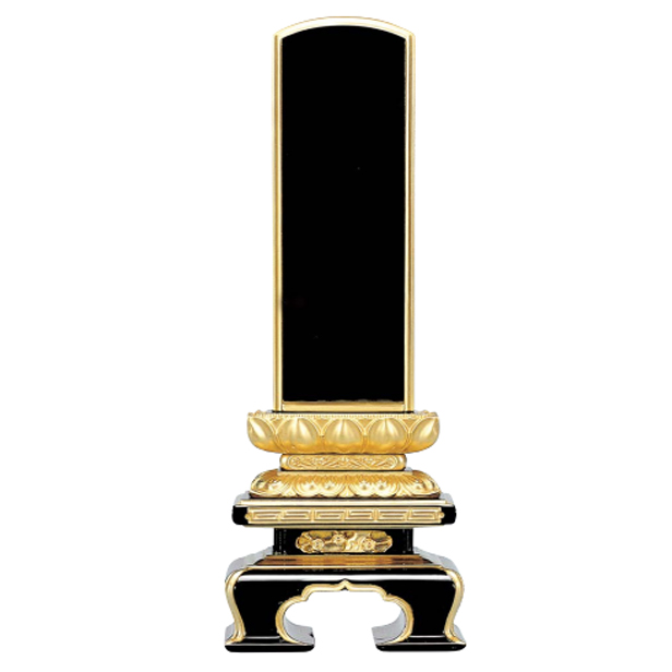 上塗り位牌「上京型千倉 面紛」