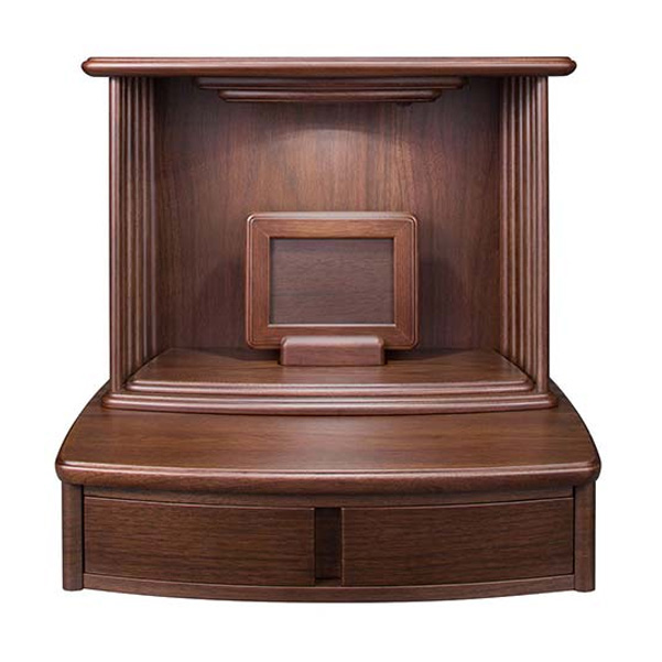 供養ステージ「ダンザ 大 ウォールナット」 手元供養 遺骨の保管 納骨 粉骨 洗骨