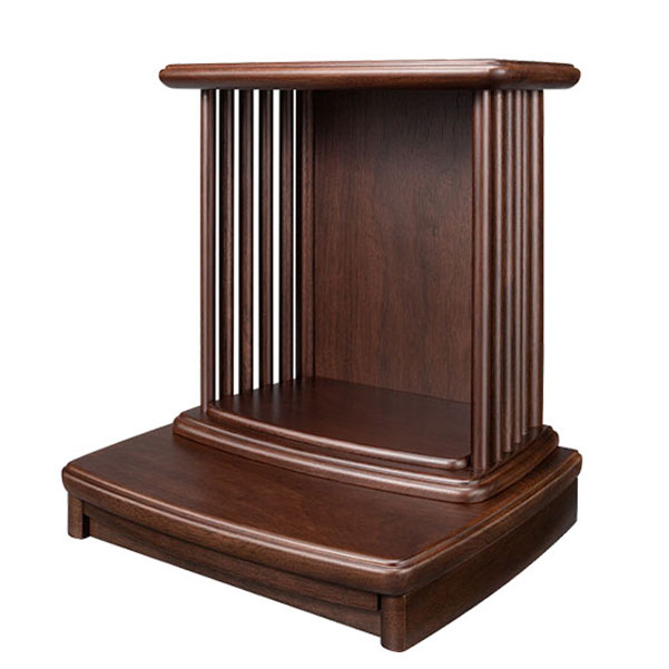 供養ステージ「ダンザ 小 ウォールナット」 手元供養 遺骨の保管 納骨 粉骨 洗骨