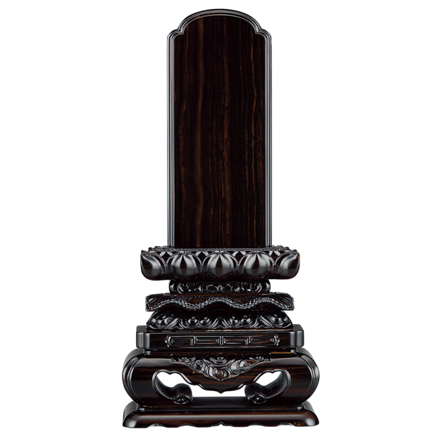 唐木位牌「黒檀上等猫丸」