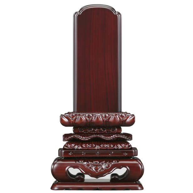 唐木位牌「紫檀上等猫丸」