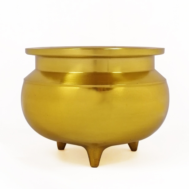 線香立「香炉 金色 2.5寸」机上香炉 香炉 お線香立て