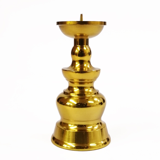 ローソク立て「ダルマ火立て 金色 2.5寸」ろうそく立て 仏具 ロウソク立て