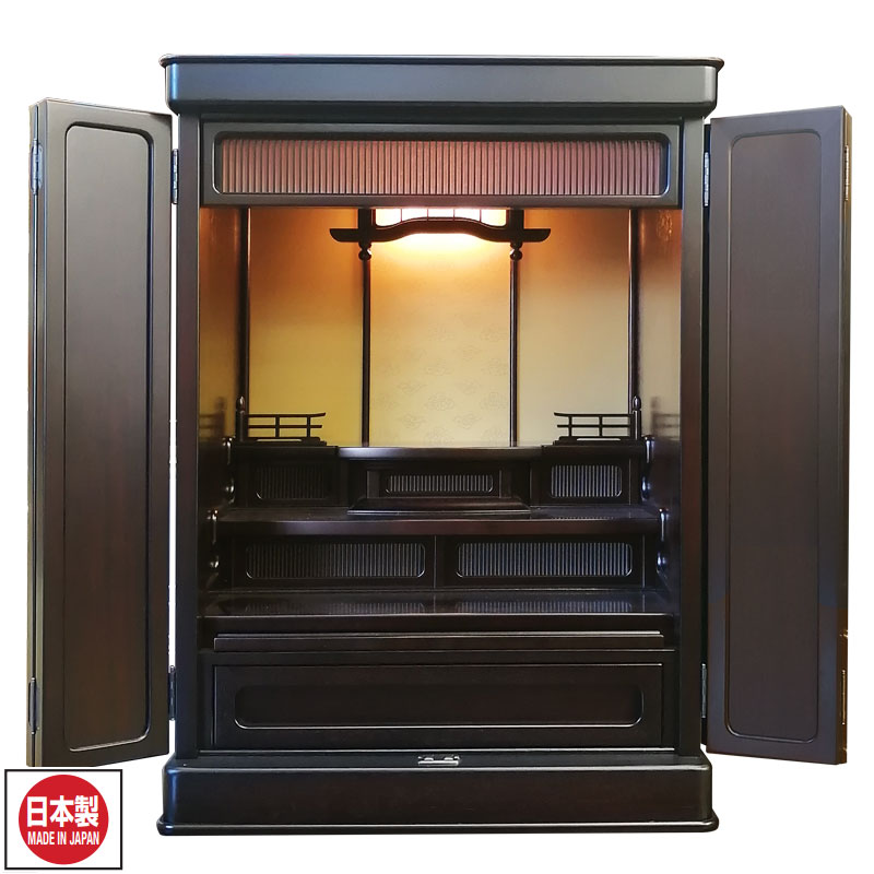 12/31まで特価：伝統型仏壇「風林火山 紫檀」23号