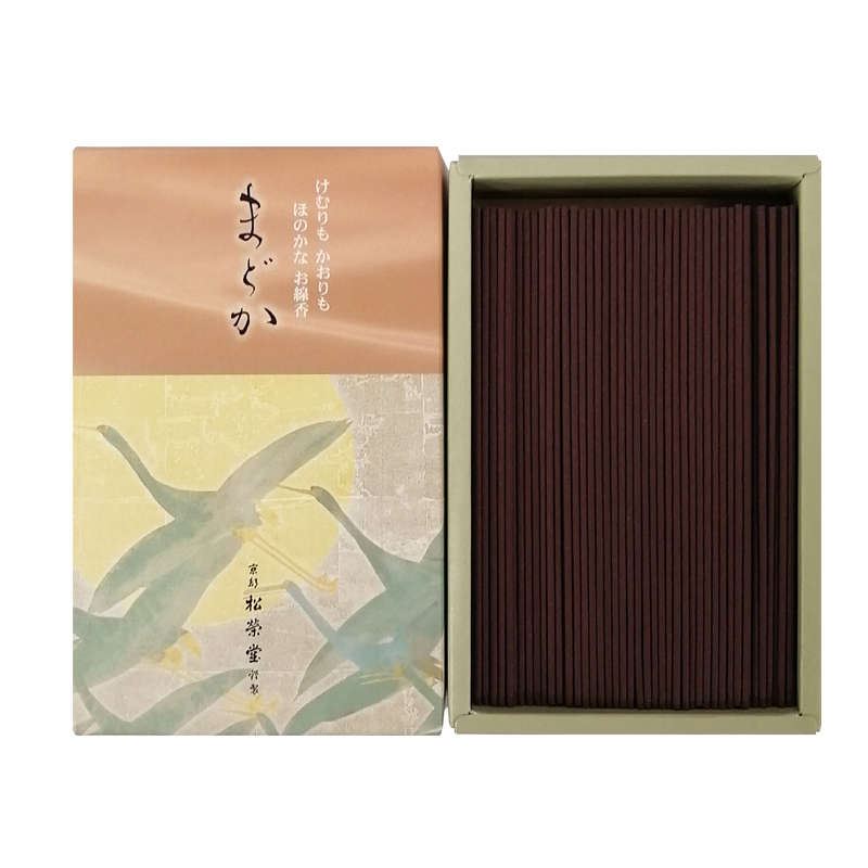 煙も香りもほのかなお線香 まどか 大バラ