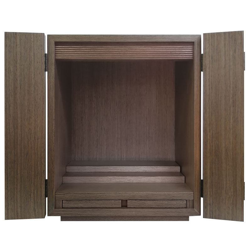 12/31まで特価：ミニ 仏壇「レモン」14号 モダン仏壇 コンパクト